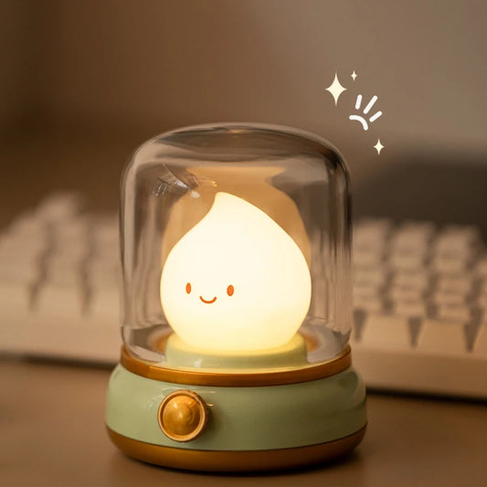 ZenPals Kawaii Flame Table Light